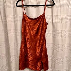 Princess Polly - Norman Mini Dress - Rust - Size 6